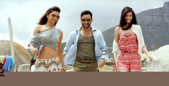Friends together Deepika Padukone, Saif Ali Khan and Diana Penty in Cocktail Movie Stills
