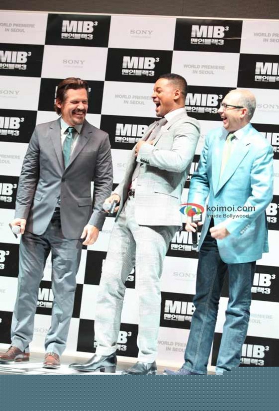Josh Brolin, Will Smith, Barry Sonnenfeld At Men In Black 3 Premiere