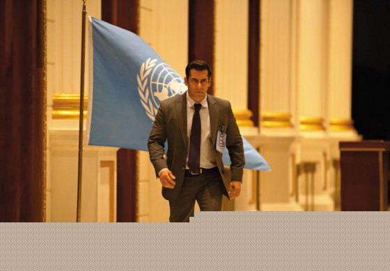 Salman Khan at the United Nations Ek Tha Tiger Movie Stills