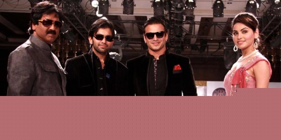 Shishupal Singh, Sharad Patel, Vivek Oberoi, Shalika At Rajasthan Fashion Week