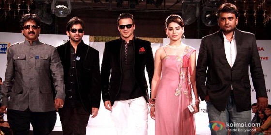 Shishupal Singh, Sharad Patel, Vivek Oberoi Shalika, Rahul At Rajasthan Fashion Week