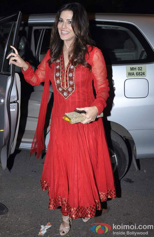 Sunny Leone at Ekta Kapoor's Diwali bash