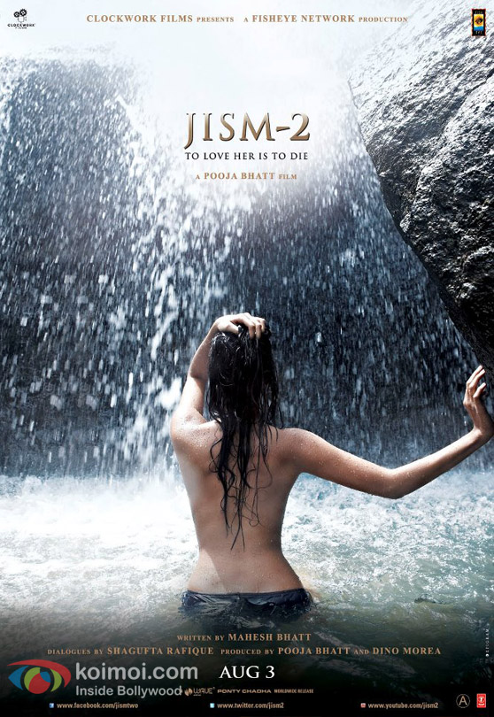 Sunny Leone Topless Sensational and  Hot in Jism 2 Movie Poster