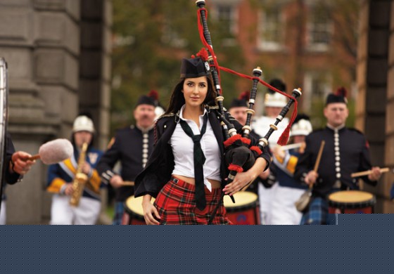 Super Hot Katrina Kaif with the bagpipe in Ek Tha Tiger Movie Stills