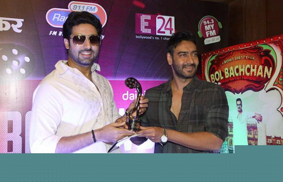 Abhishek Bachchan, Ajay Devgn Promote Bol Bachchan Movie