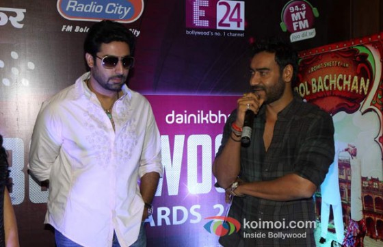 Abhishek Bachchan, Ajay Devgn Promote Bol Bachchan Movie