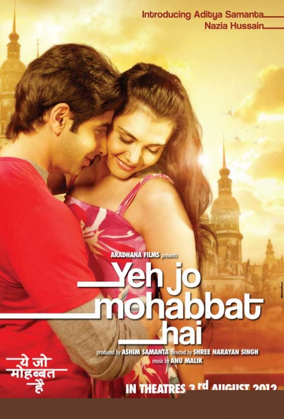 Aditya Samanta, Nazia Hussain In Yeh Jo Mohabbat Hai Movie Poster