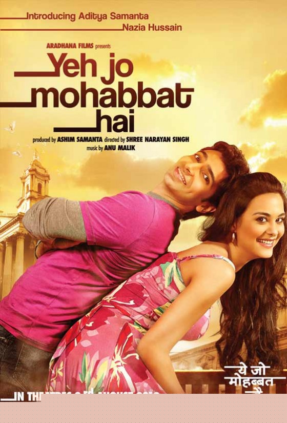 Aditya Samanta, Nazia Hussain In Yeh Jo Mohabbat Hai Movie Poster