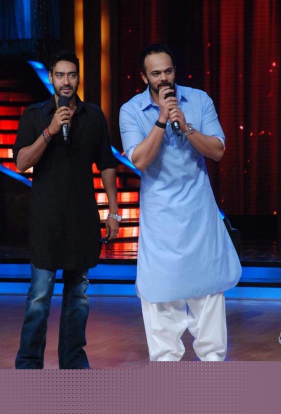 Ajay Devgan, Rohit Shetty on the Sets of Jhalak Dikhla Ja Season 5