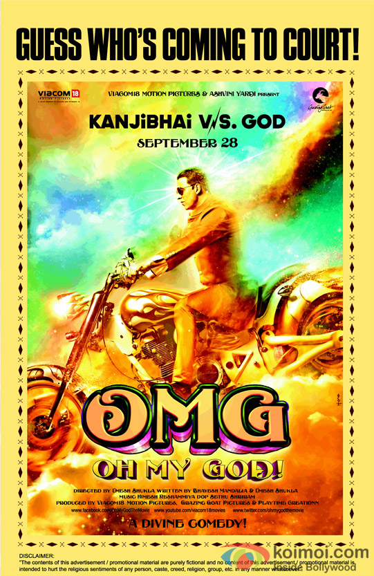 Akshay Kumar in OMG Oh My God! Movie Poster
