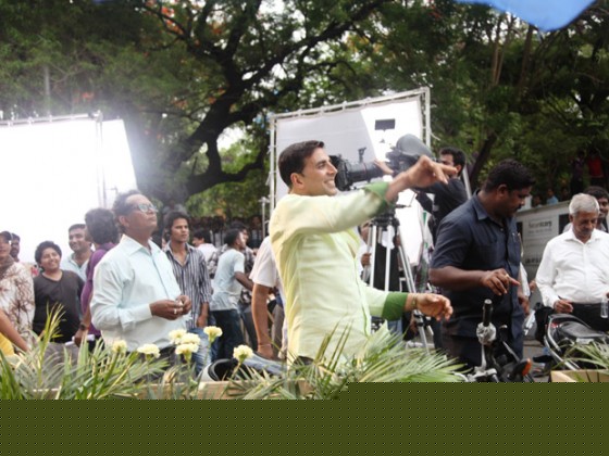 Akshay Kumar in fort for song shooting of Oh My God movie stills