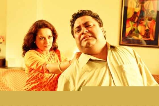 Himani Shivpuri and Manoj Pahwa in 3 Bachelors Movie Stills