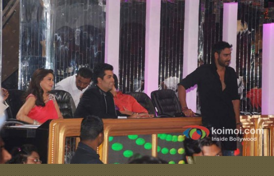 Madhuri Dixit, Karan Johar, Abhishek Bachchan on the Sets of Jhalak Dikhla Ja Season 5