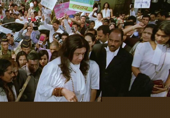 Mithun Chakraborty entering the courtroom to fight Paresh Rawal in OMG Oh My God Movie Stills