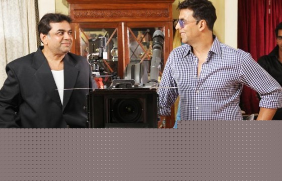 Paresh Rawal And Akshay Kumar on the sets of OMG Oh My God Movie Stills