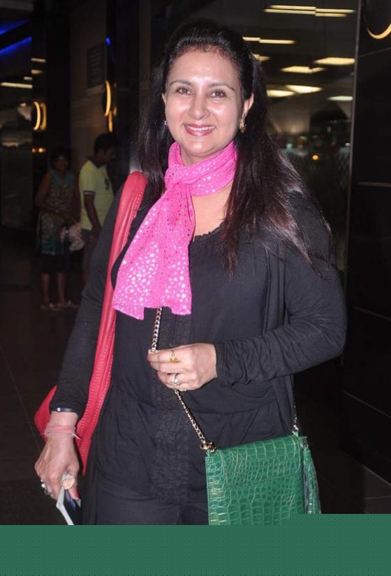 Poonam Dhillon Snapped at The Airport