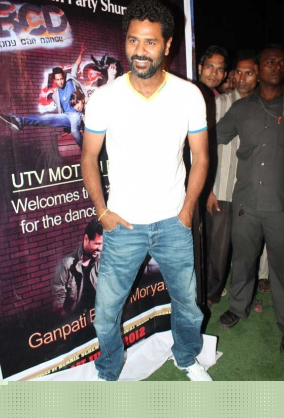 Prabhu Dheva At ABCD - Any Body Can Dance Movie Party