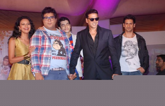 Prateek Chakravorty, Bidita Bag, Sharad Malhotra, Akshay Kumar, Karan Sagoo at the Music Launch of From Sydney With Love