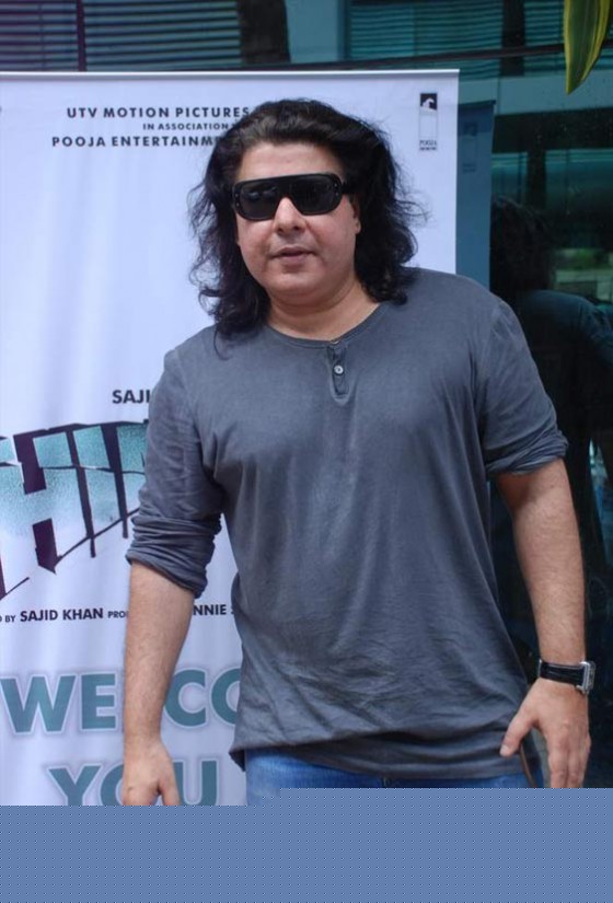 Sajid Khan at the song recording of Himmatwala
