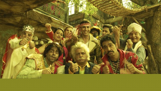 Sanjay Mishra, Sonakshi Sinha, Akshay Kumar, Shreyas Talpade, Vrajesh Hirjee and Asrani in Joker Movie Stills