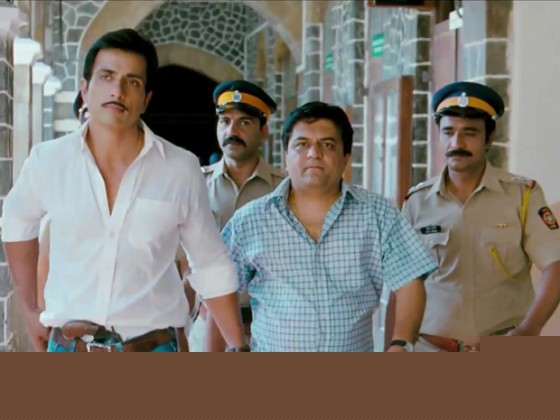 Sonu Sood and Swanand Kirkire in Maximum Movie Stills