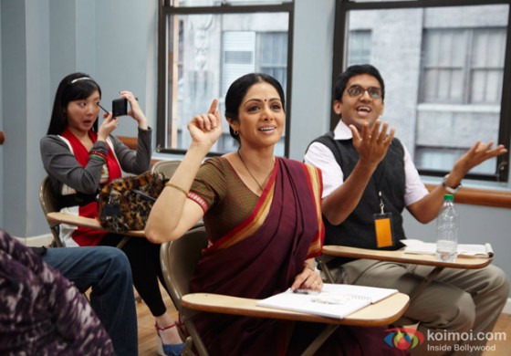 Sridevi answering a question in her english class English Vinglish Movie Stills