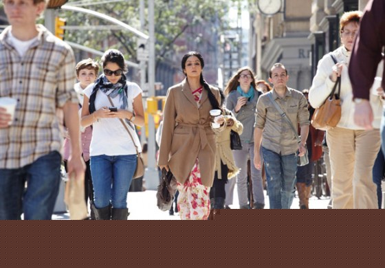 Sridevi is going for a english class in English Vinglish Movie Stills