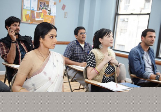 Sridevi is so attentive in her English Class - English Vinglish Movie Stills
