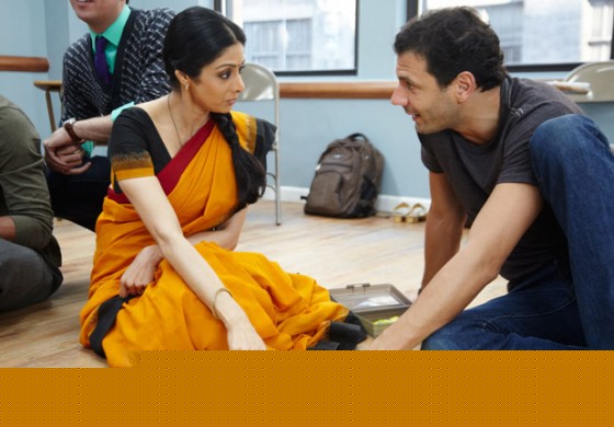Sridevi learning English in English Vinglish Movie Stills