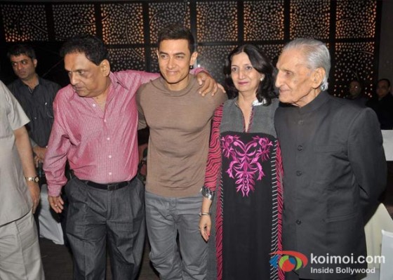 Aamir Khan at trade analyst Amod Mehra's Birthday