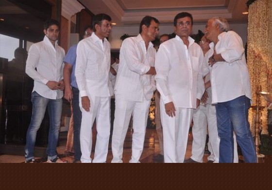 Abbas Burmawalla, Hussain Burmawalla, Mustan Burmawalla At Rajesh Khanna's Prayer Meet