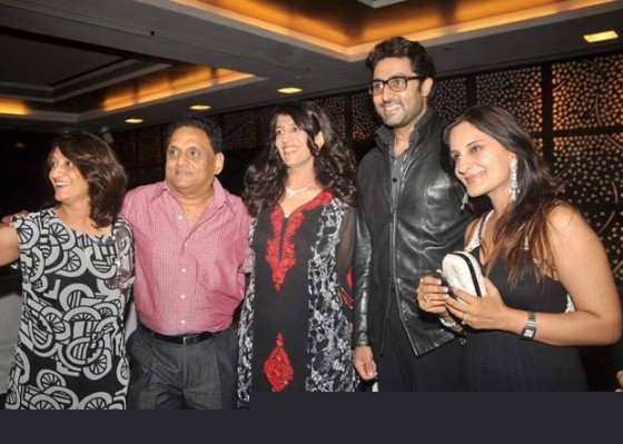 Abhishek Bachchan at trade analyst Amod Mehra's Birthday