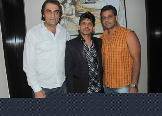 Ali, Nasir Khan At Kamaal Khan's aka KRK House Warming Celebration Party