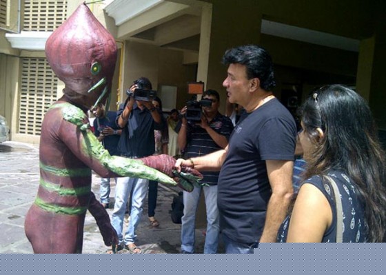 Aliens from Joker Movie Meet Anu Malik