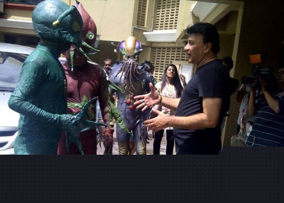 Aliens from Joker Movie Meet Anu Malik