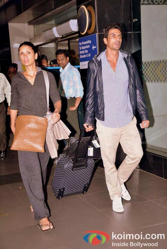 Arjun Rampal At Airport