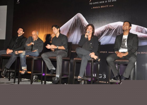 Arunoday Singh, Mahesh Bhatt, Dino Morea, Pooja Bhatt, Randeep Hooda At Jism 2 Movie Press Conference