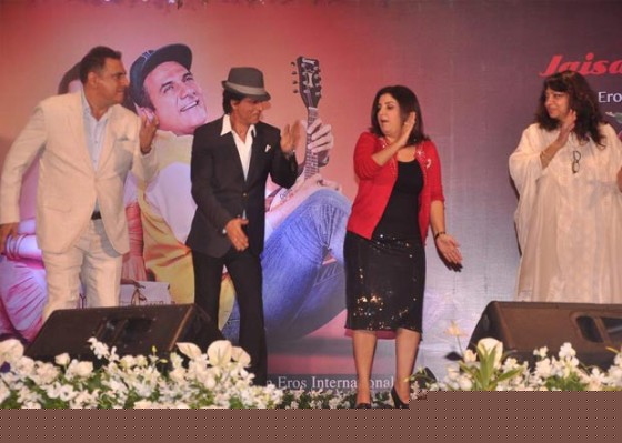 Boman Irani, Shah Rukh Khan, Farah Khan, Bela Sehgal At Shirin Farhad Ki Toh Nikal Padi Movie Music Launch