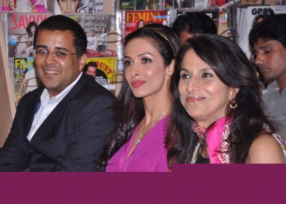 Chetan Bhagat, Malaika Arora Khan, Shobhaa De At Mercedes-Benz Magazine Anniversary Issue Launch