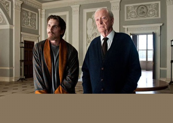 Christian Bale and Michael Caine In The Dark Knight Rises Movie Stills 