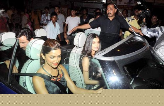 Deepika Padukone, Diana Penty, Saif Ali Khan at the Mini Cocktail Party