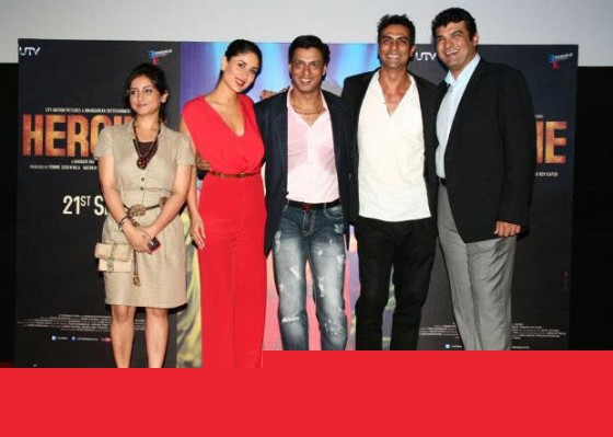 Divya Dutta, Kareena Kapoor, Madhur Bhandarkar, Arjun Rampal At Heroine Movie Trailer Launch
