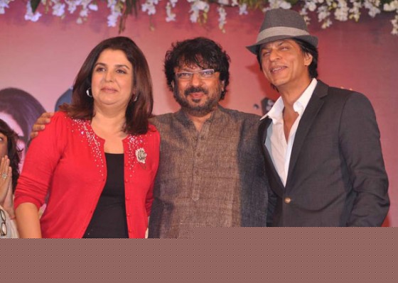 Farah Khan, Sanjay Leela Bhansali, Shah Rukh Khan At Shirin Farhad Ki Toh Nikal Padi Movie Music Launch 