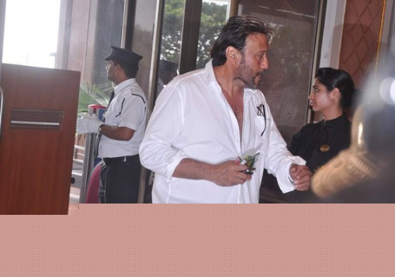 Jackie Shroff At Rajesh Khanna's Prayer Meet