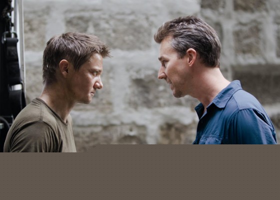 Jeremy  Renner and Edward Norton In The Bourne Legacy Movie Stills