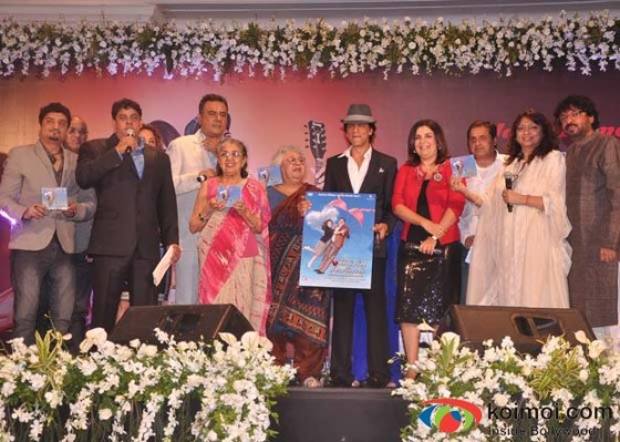 Neeraj Shridhar, Cyrus Broacha, Boman Irani, Shammi, Daisy Irani, Shah Rukh Khan, Farah Khan, Sunil A Lulla, Bela Sehgal, Sanjay Leela Bhansali At Shirin Farhad Ki Toh Nikal Padi Movie Music Launch
