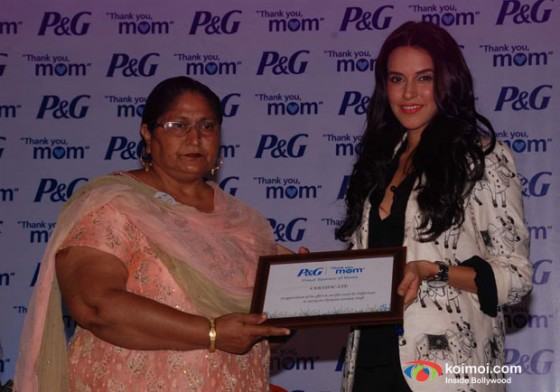 Neha Dhupia at an Olympics Athletes Event