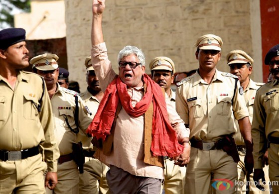 Om Puri leading the Maoists in Chakravyuh Movie Stills
