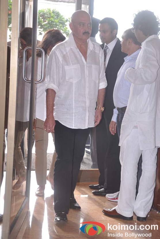 Rakesh Roshan At Rajesh Khanna's Prayer Meet