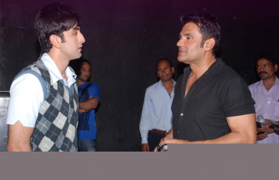 Ranbir Kapoor, Sunil Shetty Snapped Together